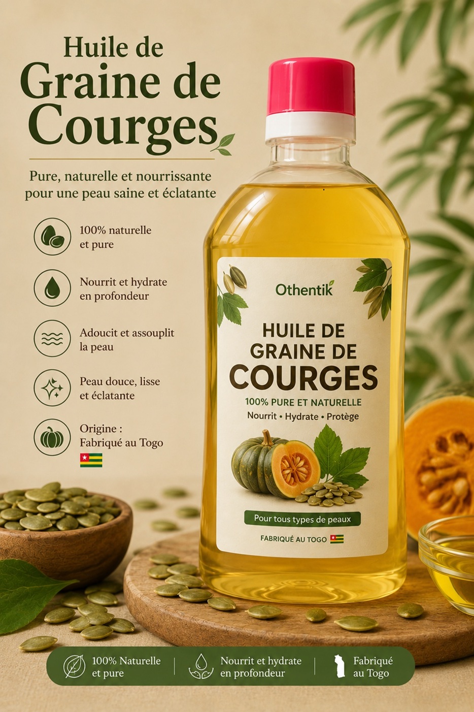 Huile de courges