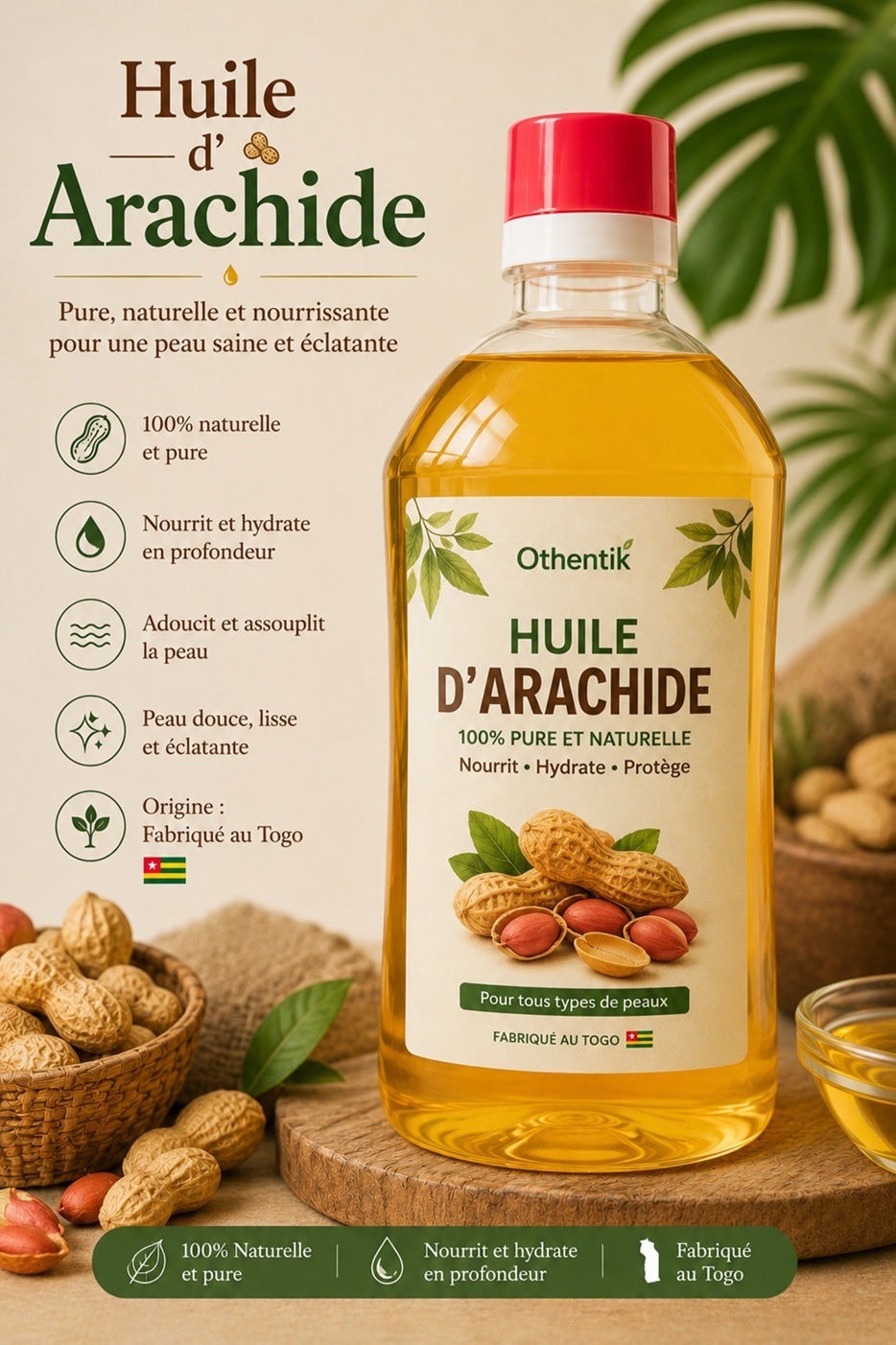 Huile d'arachide